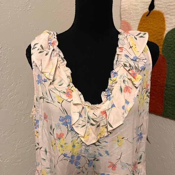 NWT Old‎ Navy Floral Maxi Dress Size L - Picture 3 of 4